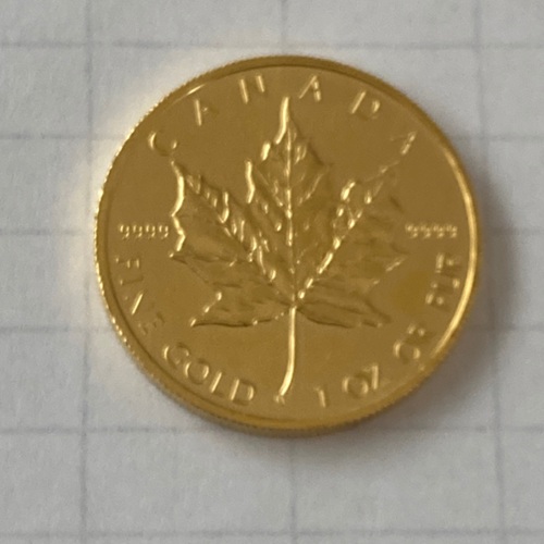 カナダメイプルリーフ金貨 1オンス