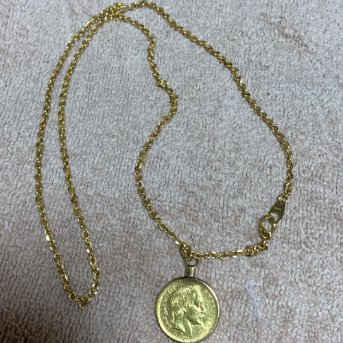18金 61cmチェーン ナポレオン3世 1861年