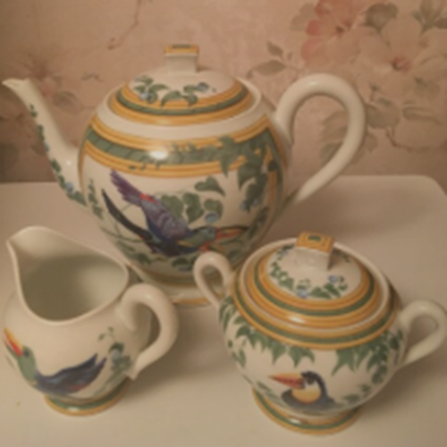 エルメス　トゥカン　ティーコーヒーポット　シュガーポット　クリーマー