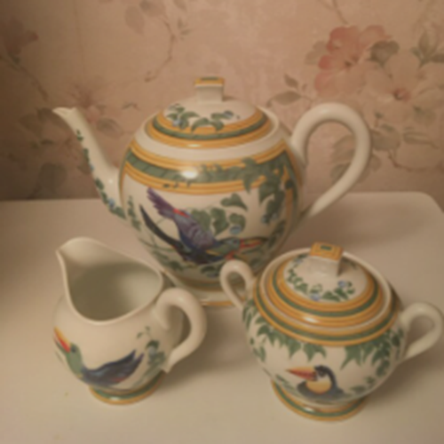 エルメス　トゥカン　ティーコーヒーポット　シュガーポット　クリーマー