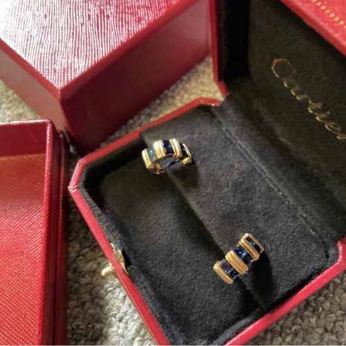 カルティエ　ピアス　18金