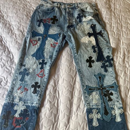 クロムハーツ パンツ クロスパッチ