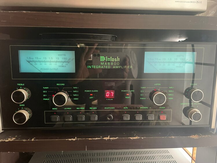 マッキントッシュ プリアンプ MA6800