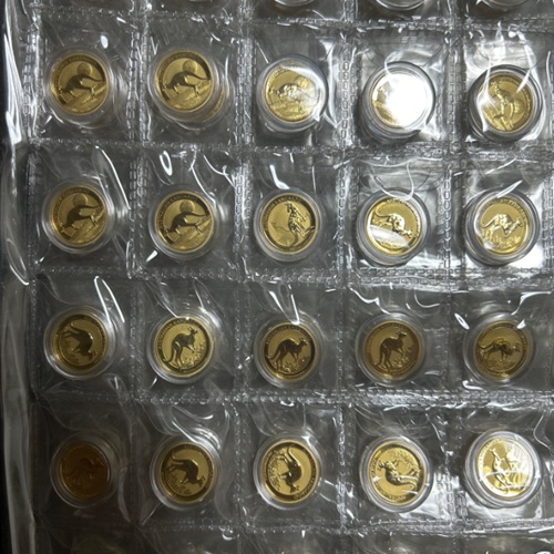 カンガルー金貨 1/10オンス37枚
