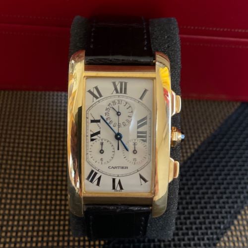 カルティエ　タンクアメリカン　LM K18