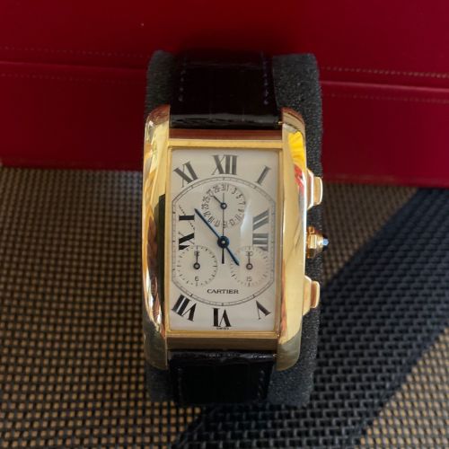 カルティエ　タンクアメリカン　LM K18