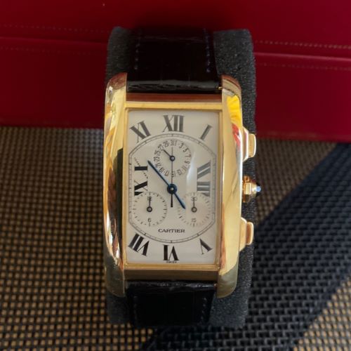カルティエ　タンクアメリカン　LM K18