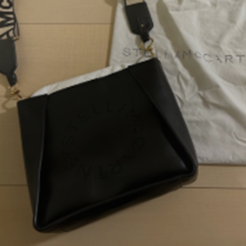 ステラマッカートニーロゴショルダーバッグ