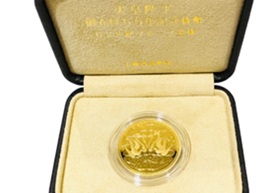 天皇御在府 62年銘プルーフ金貨