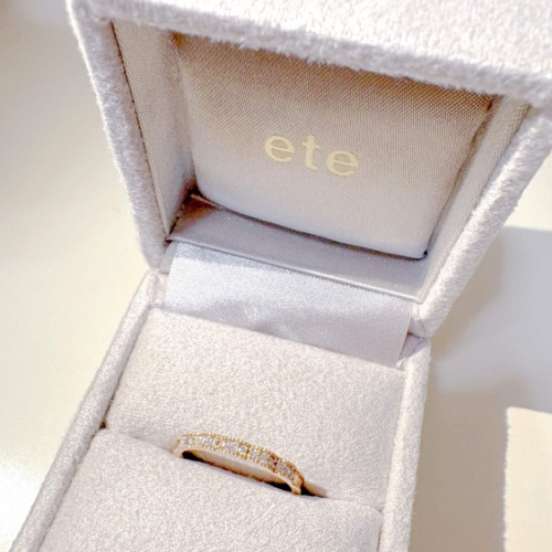 ete K18PG リング　ダイヤモンド　63024311