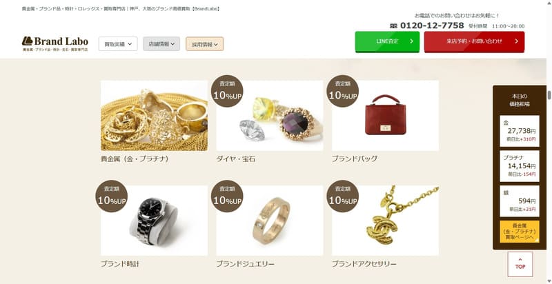 ブランドラボの公式サイト