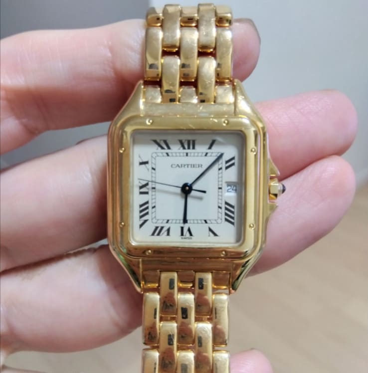 カルティエ その他 パンテール14角3針 18KYG