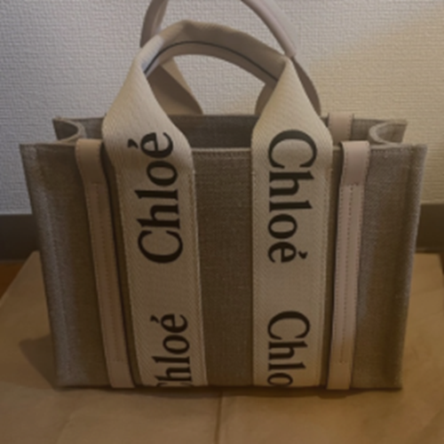 リネン製WOODYスモールトートバッグ