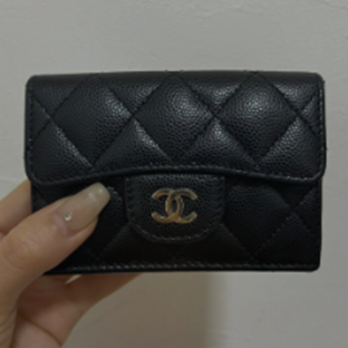 マトラッセ キャビアスキン 三つ折財布