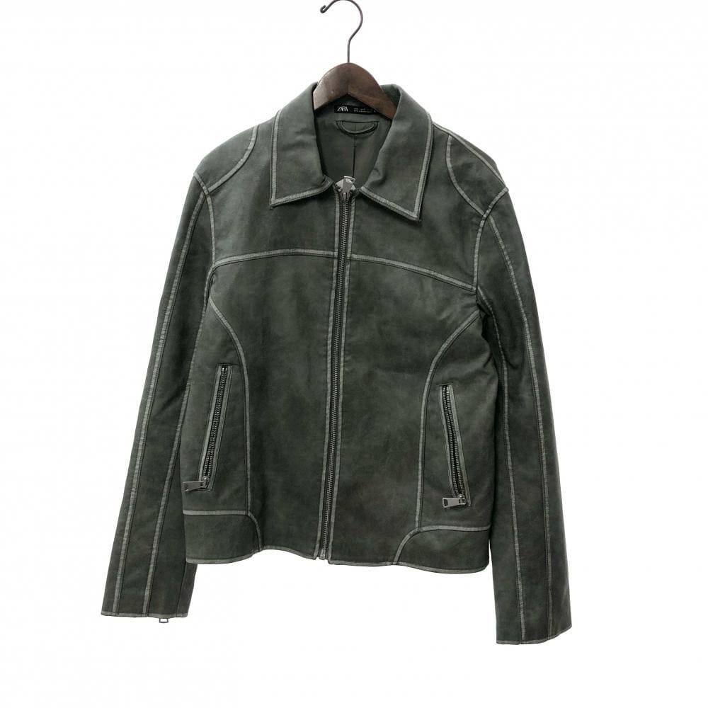 ZARA フェイクレザージャケット