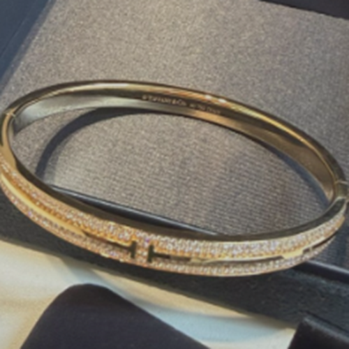 ティファニー TWOダイヤブレスレット