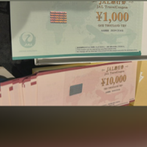 JAL旅行券(1000円が60枚、10000円が94枚)