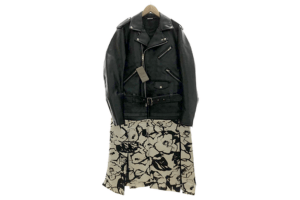 COMME des GARCONS HOMME PLUS 22SS フェイクレザー ドッキングライダースコート