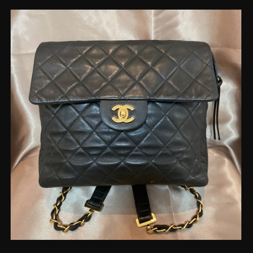 シャネルラムスキン チェーンリュック