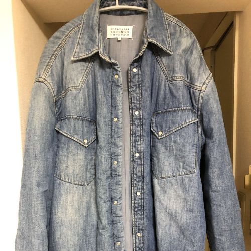 aison Margiela デニムパデットコート