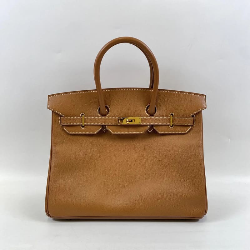 エルメス バーキン35 ナチュラル クシュベル GD金具 〇Y刻印