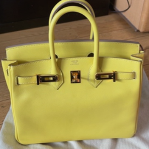 バーキン25ライムゴールド金具