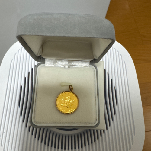 純金 メイプルリーフ 1987 7.7g14 エリザベス女王 イエローゴールド