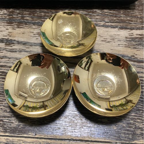 金メッキ　盃
