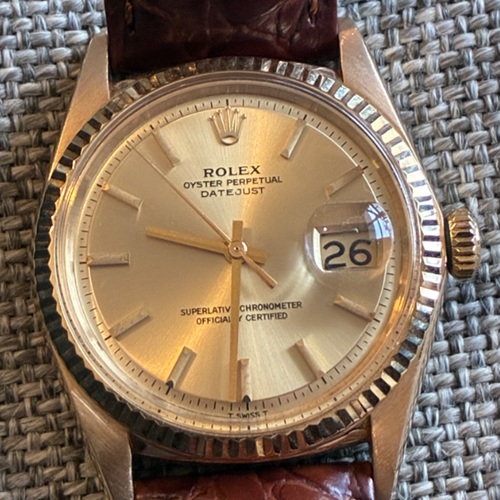 デイトジャスト1601金無垢