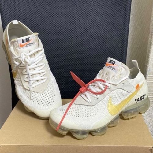 オフホワイト×ナイキエアヴェイパーマックスホワイト