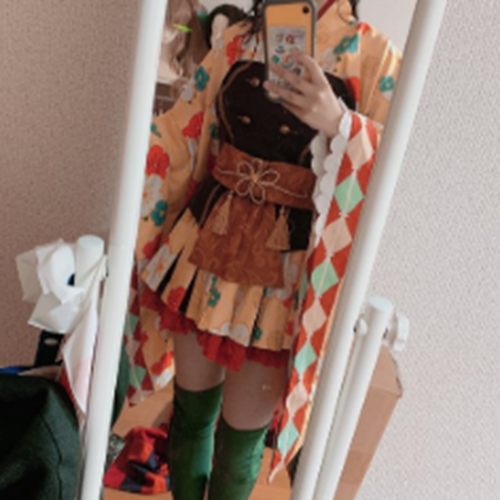 星空凛 ラブライブ! コスプレ衣装 大正ロマン編 覚醒後　Lサイズ