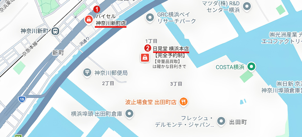 新浦島町エリア