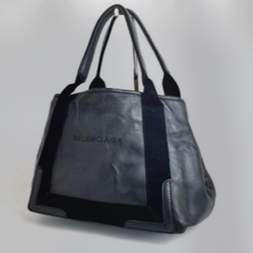 ネイビーカバスS パンチングレザー