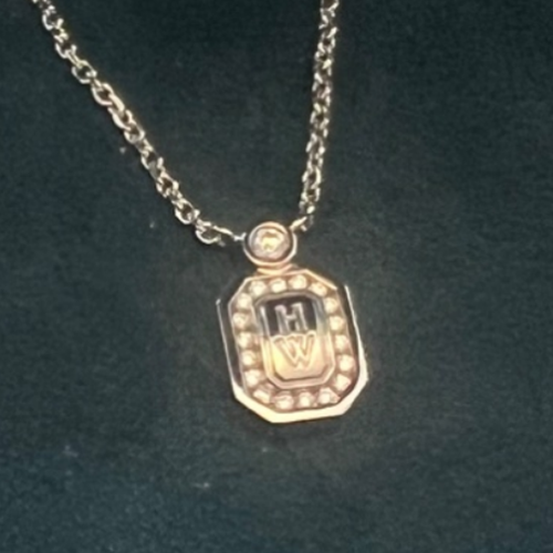 ハリーウィンストン　ロゴネックレス