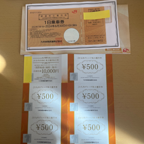 JR九州株主優待券 有効期限2024年6月30日