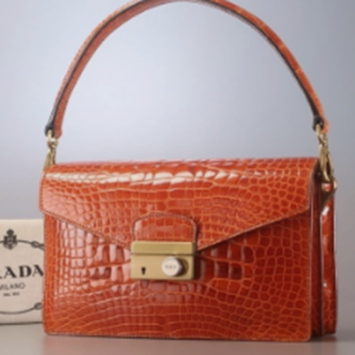 ヴィンテージクロコ　ハンドバック