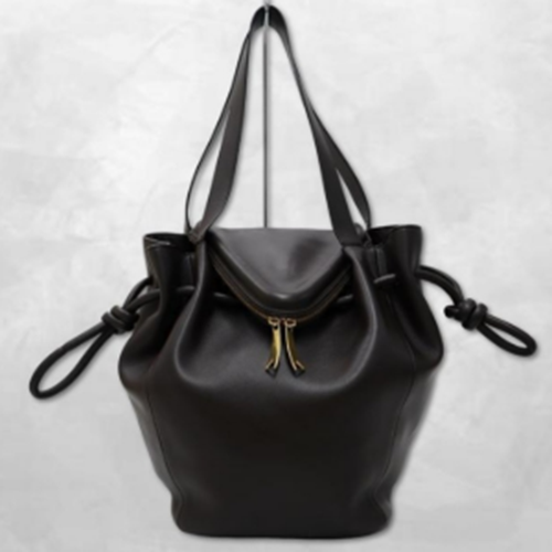 666511 ビーク ラージ レザー ショルダー トートバッグ