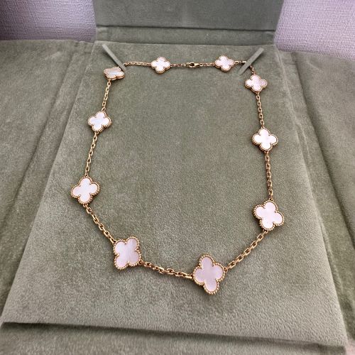 ヴァンクリーフ＆アーペル ヴィンテージアルハンブラ 10モチーフ ネックレス Y