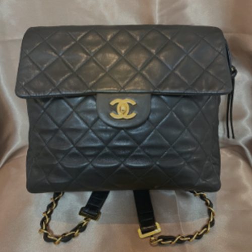 シャネル　ラムスキン チェーンリュック