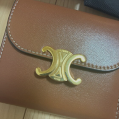 スモール フラップウォレット トリオンフ / シャイニースムースラムスキン