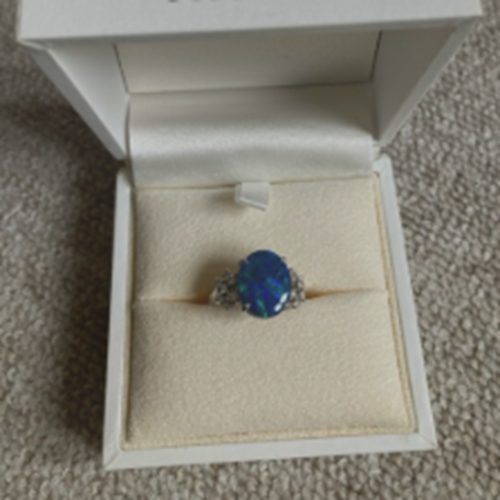 田崎真珠のオパールの指輪