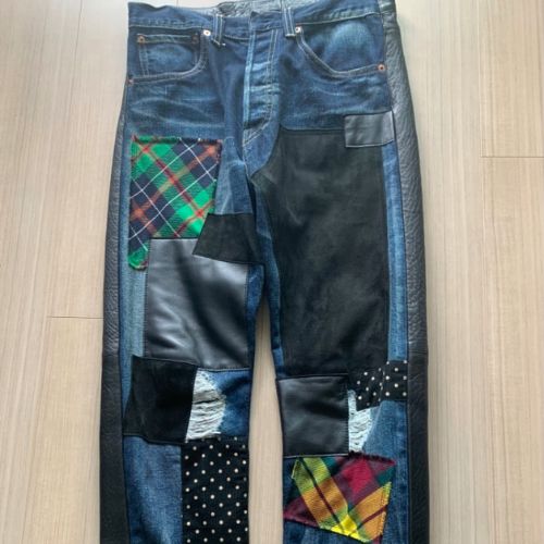 ロエベ×ジュンヤワタナベ パッチワークデニム