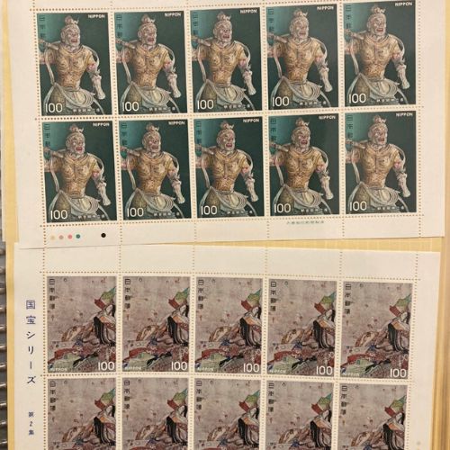 切手シート　国宝シリーズ　13種類