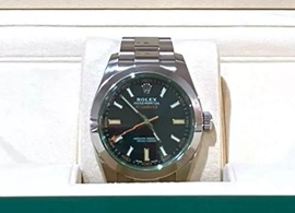 ミルガウス 40mm ブラック文字盤 SS オイスターブレス 116400GV