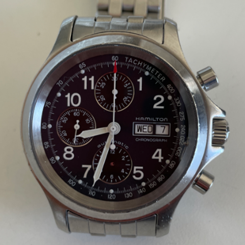 ハミルトン　ジャズマスター　クロノグラフ