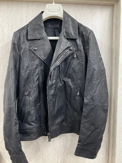 ボッテガヴェネタ レザー ジャケット ブラック