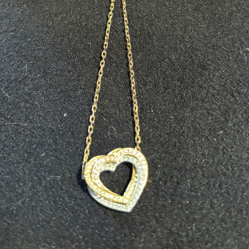 カルティエトリニティハートダイヤネックレス