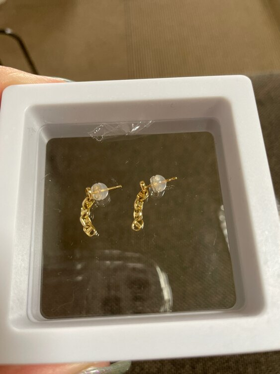 18K YGピアス