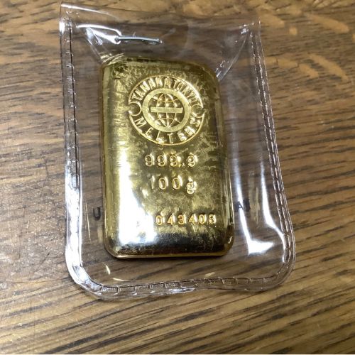 田中貴金属100gインゴット