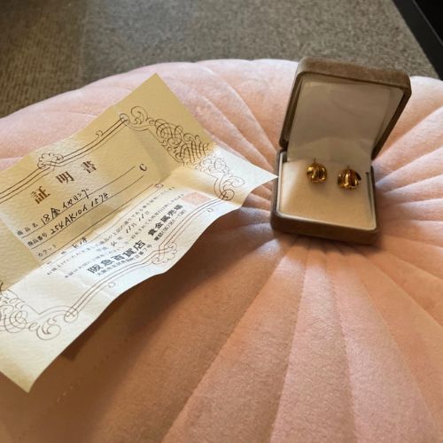 １８金イヤリング